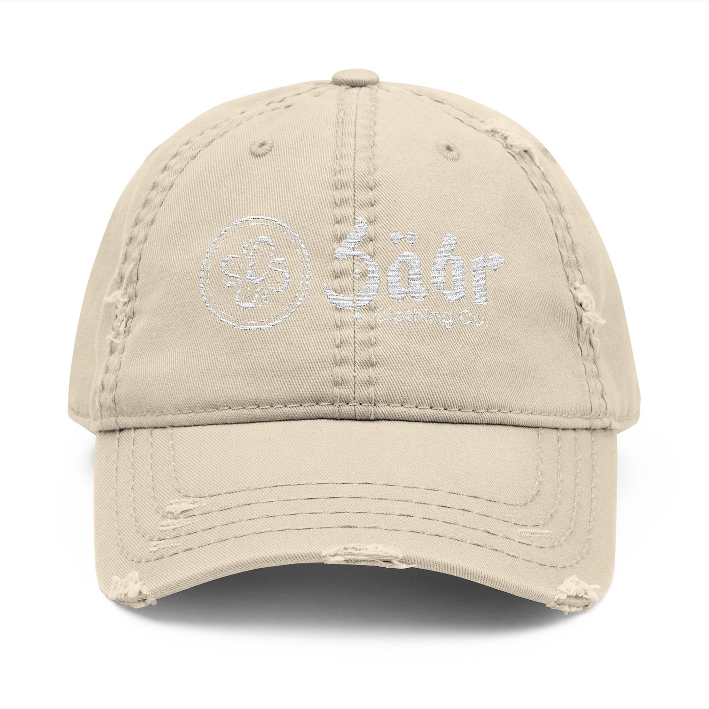 Distressed Sabr Dad Hat