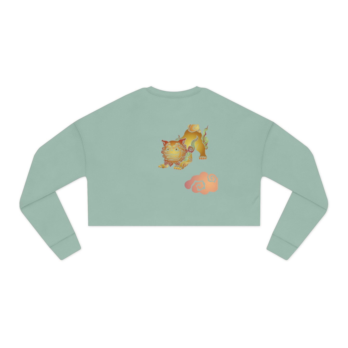 Cropped Sweatshirt - Women's 'Japanese Summer' Sweater