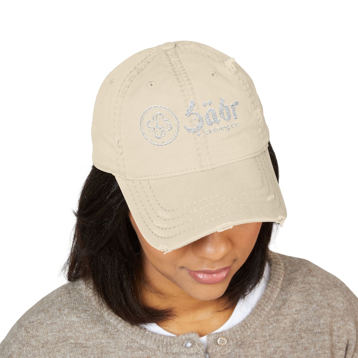 Distressed Sabr Dad Hat